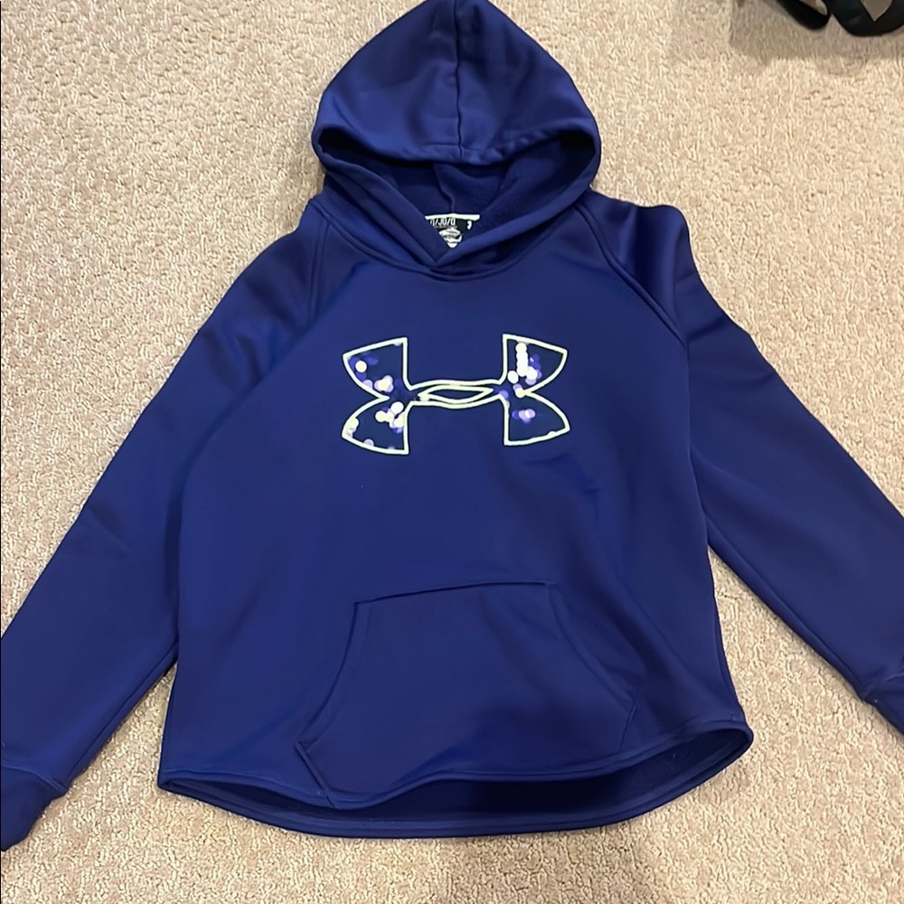 Under Armour Navy Hoodie with Logo